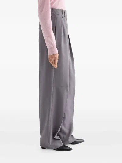 Jil Sander Pleated Belt-loops Trousers In Multi