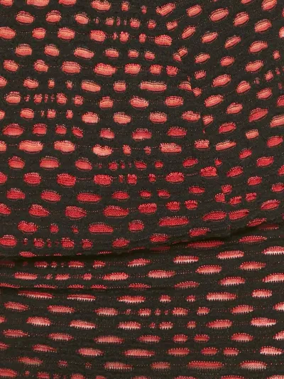 Pre-owned Missoni Knitted Flared Mini Dress In Black