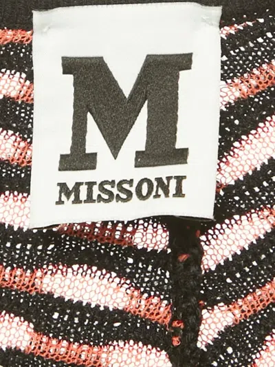 Pre-owned Missoni Knitted Flared Mini Dress In Black