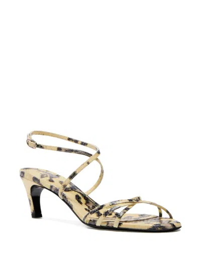 Proenza Schouler Uma Embossed-python Sandals In Multi