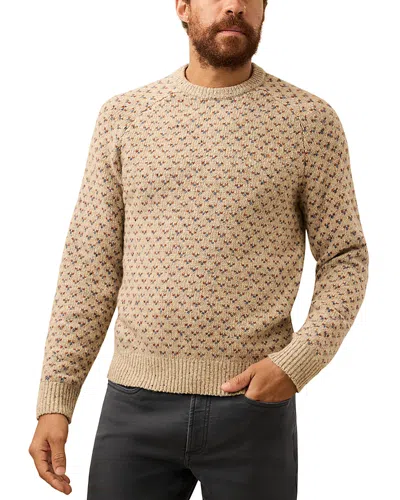 Faherty Donegal Crewneck Sweater In Neutral