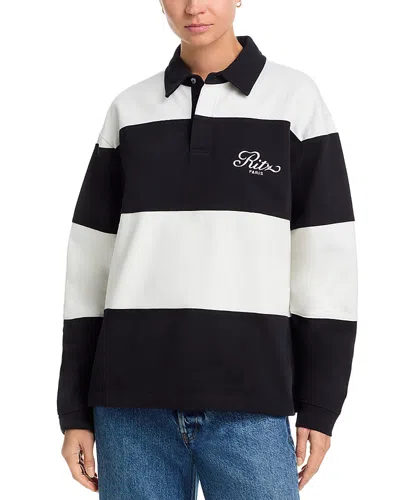 Frame The Ritz Rugby Polo Shirt In Multi