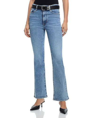 Frame The Reboot High Rise Bootcut Jeans In Crave In Blue