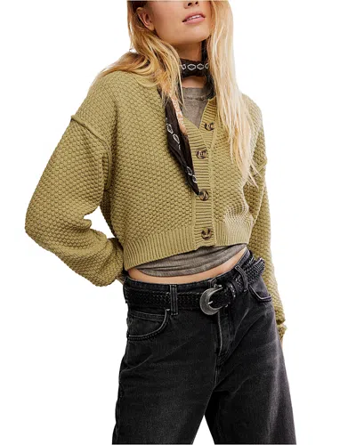 Free People Lila Cotton-blend Cardigan In Multi