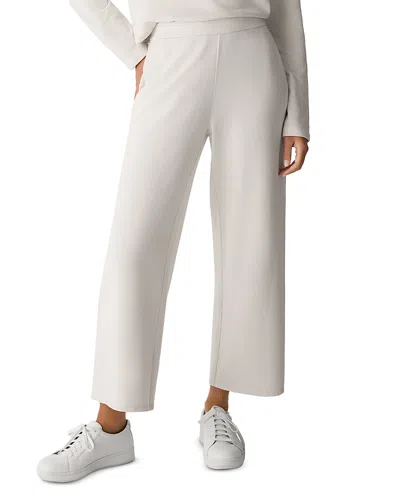 Eileen Fisher Wide Ankle Pants In White