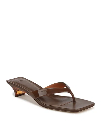 Vince San Juan Jelly Sandal In Brown