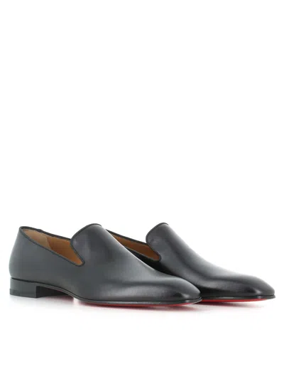 Christian Louboutin Danny Flex Loafers In Black Leather