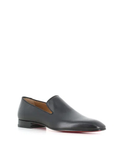 Christian Louboutin Danny Flex Loafers In Black Leather