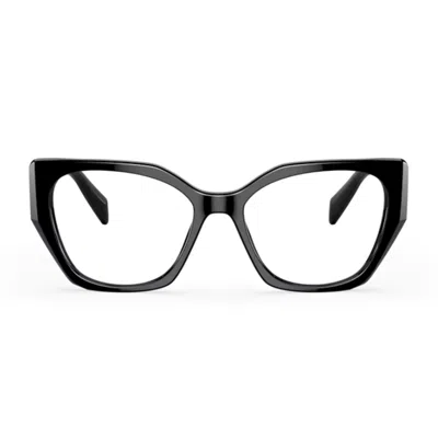 Prada Pr 18wv 1ab1o1 Nero Glasses In Black