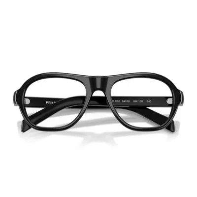 Prada Pr C12v 16k1o1 Nero Glasses In Black