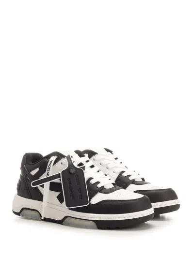 Off-white Off White Out Of Office Leather Sneakers In Multi