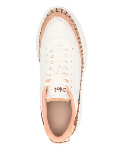 Chloé Chloe Nama Sneakers Women In White