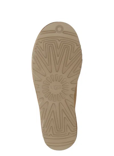 Ugg Camel Suede Mini Bailey Bow Ankle Boots In Brown