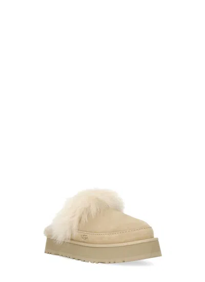 Ugg Disquette Chalet Slippers In Neutral
