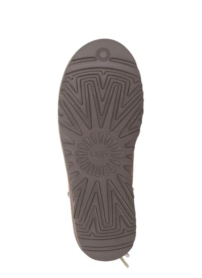Ugg Classic Ultra Mini Biarritz Ankle Boots In Brown