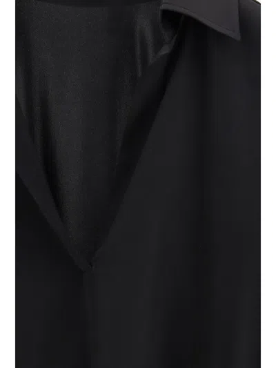 Tom Ford Stretch Silk Shirt In Black