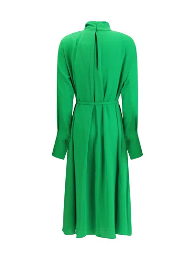 Tom Ford Embellished Belted Pleated Silk-georgette Midi Dress In Black