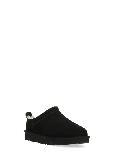 Ugg Classic Micro Suede Sheepskin Boots In Black