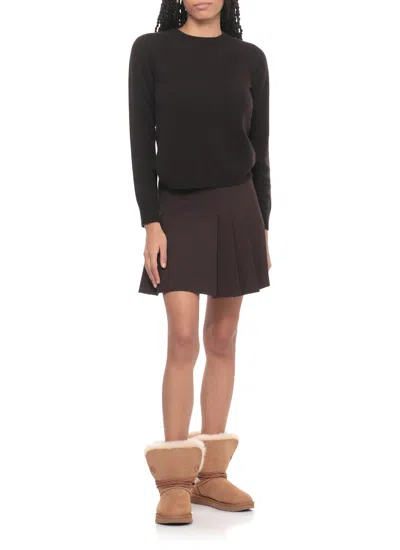 Ugg Ankle Boot With Lace Detail And Rubber Sole In Multi