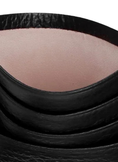 Coccinelle Metallic Soft Cards Holder In Black