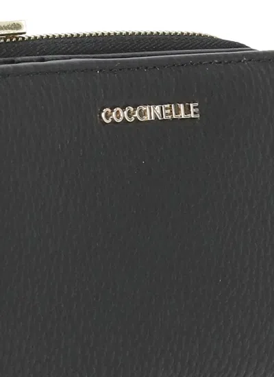 Coccinelle Metallic Soft Wallet In Gray