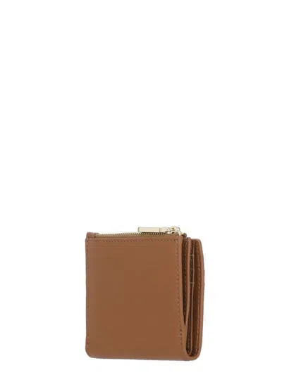 Coccinelle Leather Zip-fastening Wallet In Brown