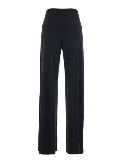 Norma Kamali Straight Pants In Black