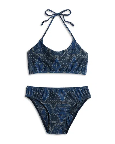 Peixoto Girls' Molly Two Piece Swimsuit - Little Kid, Big Kid In Blue