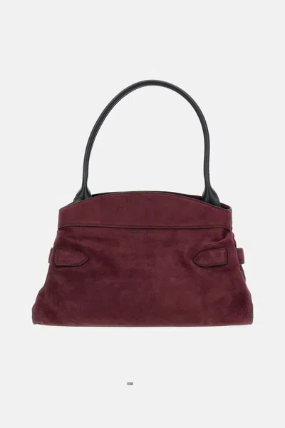Marc Jacobs The Suede Dakota Satchel In Purple