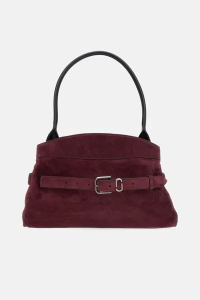 Marc Jacobs The Suede Dakota Satchel In Purple