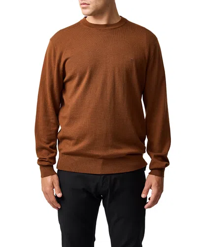 Rodd & Gunn York Bay Merino Wool Sweater In Brown