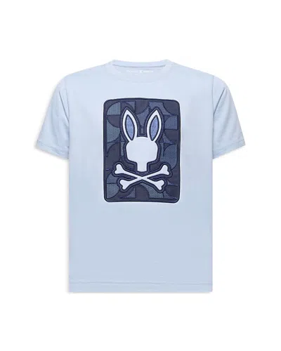 Psycho Bunny Boys' Marlo Graphic Tee - Little Kid, Big Kid In Blue