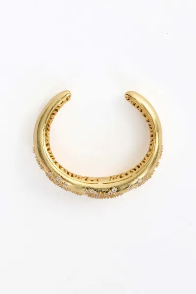 Acler Rilbo Sparkle Cuff In Gold