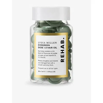 Rehab Lydia Millen Evergreen Dose 1.0 Hair Oil 30 X 1ml In Green
