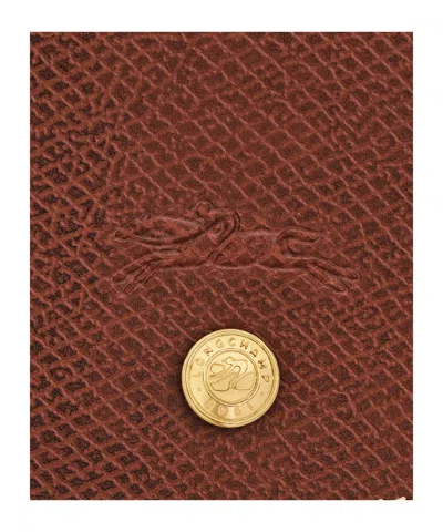 Longchamp Flap Crossbody Bag In Brown