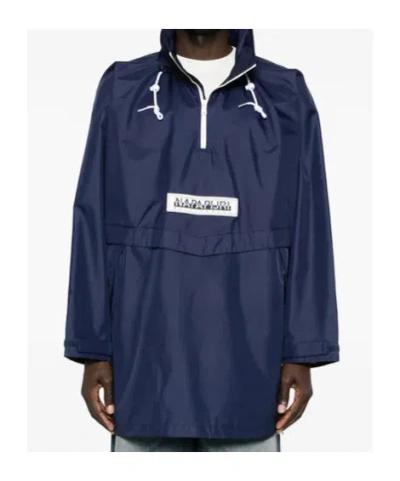 Napapijri Rainforest Axl Anorak In Blue