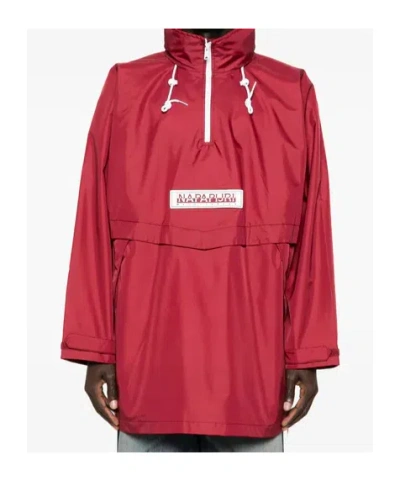 Napapijri Rainforest Axl Anorak In Red