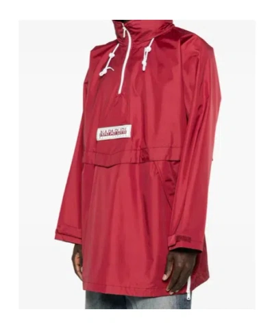 Napapijri Rainforest Axl Anorak In Red