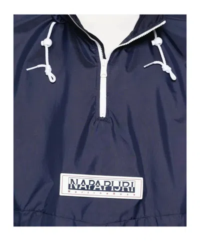 Napapijri Rainforest Axl Anorak In Blue