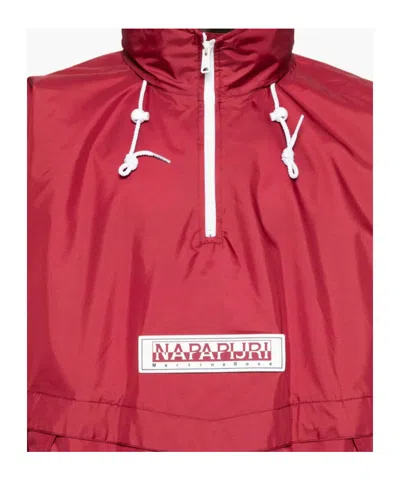 Napapijri Rainforest Axl Anorak In Red