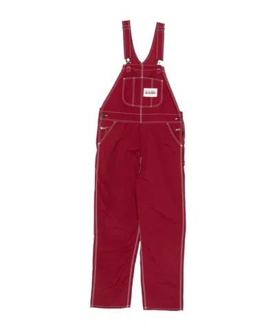 Napapijri Contrast-stitching Jumpsuit In Red