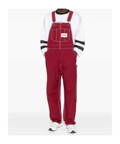 Napapijri Contrast-stitching Jumpsuit In Red