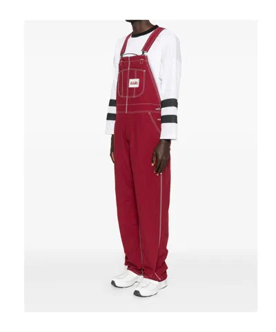 Napapijri Contrast-stitching Jumpsuit In Red