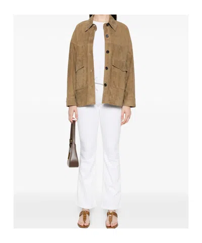 7 For All Mankind Belt Loop Jeans In White