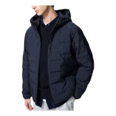 Uniqlo Pufftech Parka 'navy' In Blue