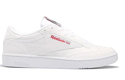 Reebok Classic Club 85 White Skate Shoes 'white Red' In Multi