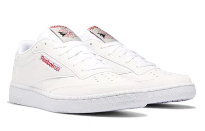Reebok Classic Club 85 White Skate Shoes 'white Red' In Multi