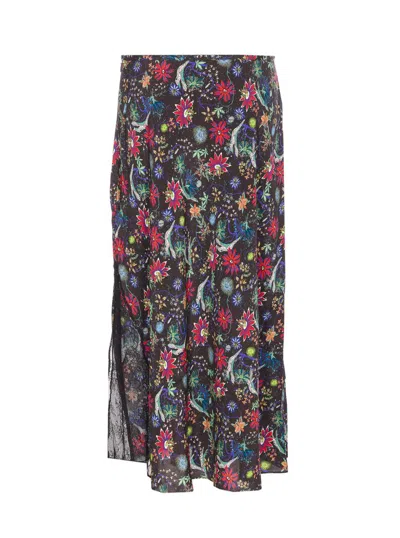 Zadig & Voltaire Jayla Midi Skirt In Multi