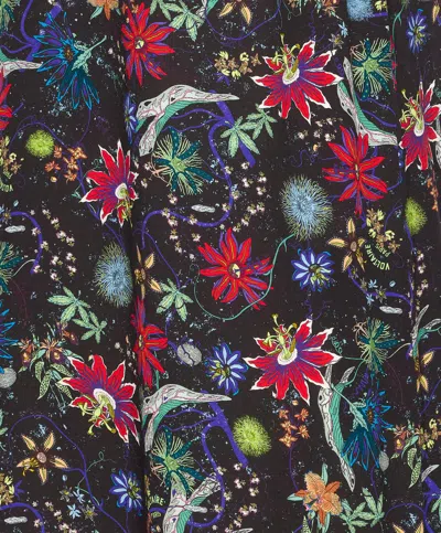 Zadig & Voltaire Renzo Lace-panel Floral-print Maxi Dress In Multi