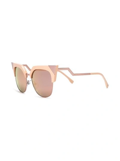 Shop Fendi Cat Eye Sunglasses In Pink